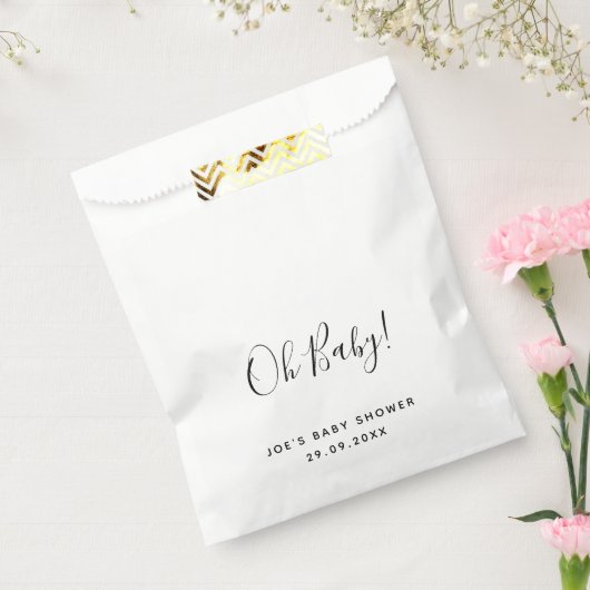 おお赤ちゃん!お願いバッグ赤ちゃんシャワーお願いバッグ フェイバーバッグ (封をした状態)