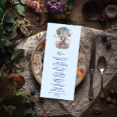 おお青水彩象の赤ちゃんシャワー メニュー