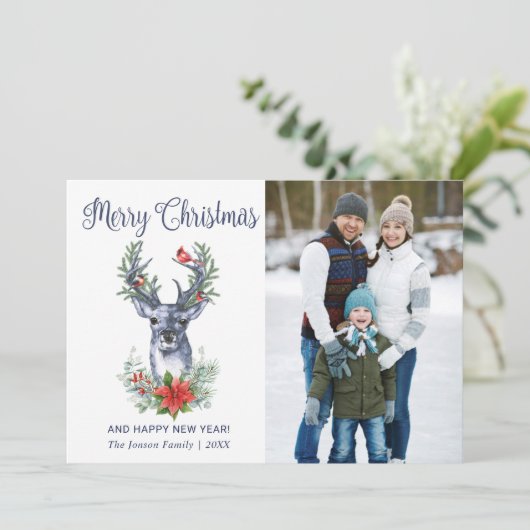 『おお鹿さん、何年目の聖降誕祭お目出とう』 シーズンカード (スタンド正面)