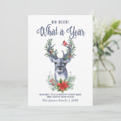 おお鹿なんて一年でクリスマスの祝辞を シーズンカード (スタンド正面)