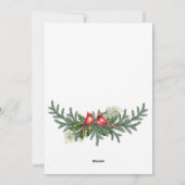 おお鹿なんて一年でクリスマスの祝辞を シーズンカード (裏面)