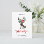 おお鹿なんて一年でクリスマスの祝辞を シーズンポストカード (スタンド正面)