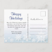 おお鹿なんて一年でクリスマスの祝辞を シーズンポストカード (裏面)