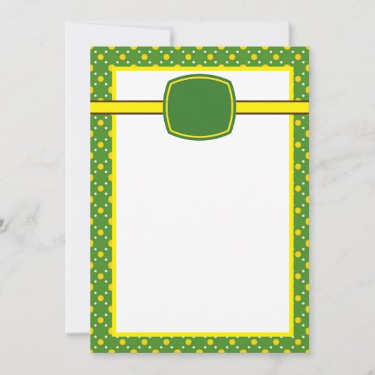 おお鹿 招待状 (正面)