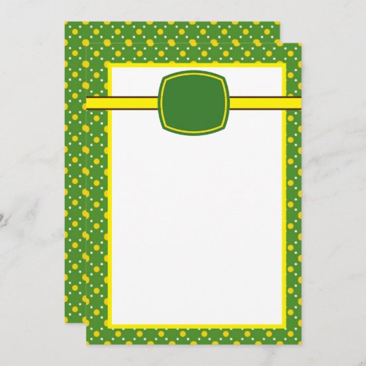 おお鹿 招待状 (正面/裏面)