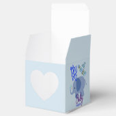 おお！ああベビー!ブルーエレファントベビーシャワー フェイバーボックス (オープン)