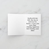 おお!おお!おお!犬のハッピーバースデーを意味する カード (内部)