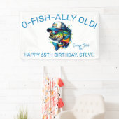 おお、おさかな、おさかな、おさかな。魚カラフル誕生日 横断幕 (インサイチュ)