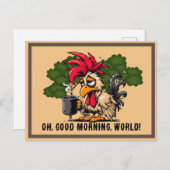 おお、おはよう、世界! ポストカード (正面/裏面)