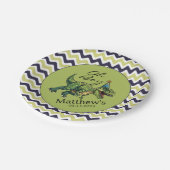 おお!かわいい恐竜の赤ちゃんシャワー ペーパープレート (アングル)