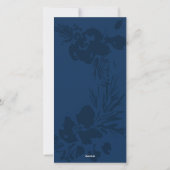 おお、なんて楽しいクリスマスの青いホリデーカード シーズンカード (裏面)