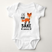 おお、びっくり！ ベビーボディスーツ (正面)