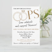 おお、まさかの！離婚パーティー 招待状 (スタンド正面)