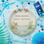 おお!ウッドランド赤ちゃんシャワー ペーパープレート (パーティー)