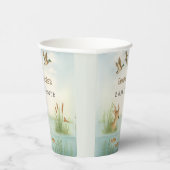 おお！ウッドランド赤ちゃんシャワー 紙コップ (右)