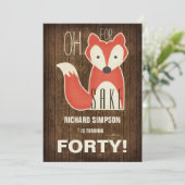 おお、キツネのための誕生日パーティー 招待状 (スタンド正面)