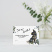 おお!ジャーマンシェパピードおむつラッフルブルー エンクロージャーカード (スタンド正面)