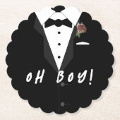 おお!タキシード ペーパーコースター (正面)