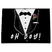 おお!タキシード ラージペーパーバッグ (正面)