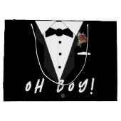 おお!タキシード ラージペーパーバッグ (裏面)