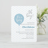 おお！バルーン赤ちゃんがお披露目の招待状よ 招待状 (スタンド正面)