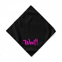 おお！ブラック&ピンクスモールペットバンダナ