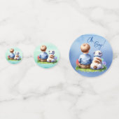 おお！ベビーとブルドッグの赤ちゃんシャワー コンフェッティ