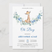 おお!ベビーキリン赤ちゃん 招待状 (正面)