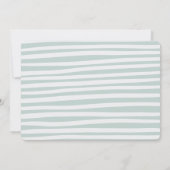 おお、ベビーシャワーパーティの招待状 招待状 (裏面)