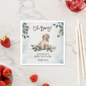 おお!ベビーシャワーラブラドール子犬 スタンダードカクテルナプキン (インサイチュ)