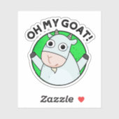 おお、ヤギおもしろいの動物のフン シール (シート)