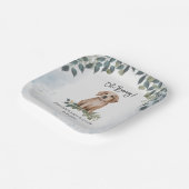 おお！レトリエバーウォーターカラードッグカスタム ペーパープレート (傾斜あり)