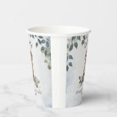 おお！レトリエバーパピーウォーターカラーベビーシャワー 紙コップ (右)