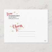 おお～何おもしろい家族クリスマス写真はがき シーズンポストカード (裏面)