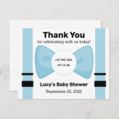 おお、坊や！ベビーシャワーEOSリップバームお気に入りカード エンクロージャーカード (正面/裏面)