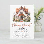 おお！我が家の秋のホームパーティ 招待状 (スタンド正面)