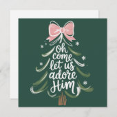 おお 来たれ わたしたちは彼を崇めよう キリスト教 クリスマス 宗教的 (正面/裏面)