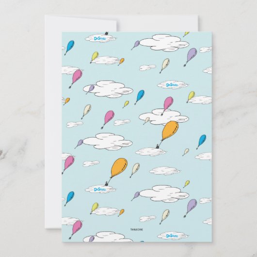 おお！行くぞ！女の子の最初の誕生日の写真 招待状 (裏面)