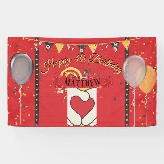 おお！誕生日バナー 横断幕 (横)