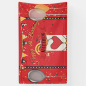 おお！誕生日バナー 横断幕 (縦)