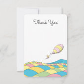 『おお、赤ちゃん、あなたが行く場所』- 少女、ありがとう 招待状 (正面)