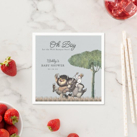 おお！野生のルンプスを始める |赤ちゃんシャワー スタンダードカクテルナプキン (インサイチュ)