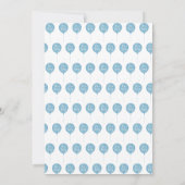 おお！風船ベイビーが生まれる！ 招待状 (裏面)