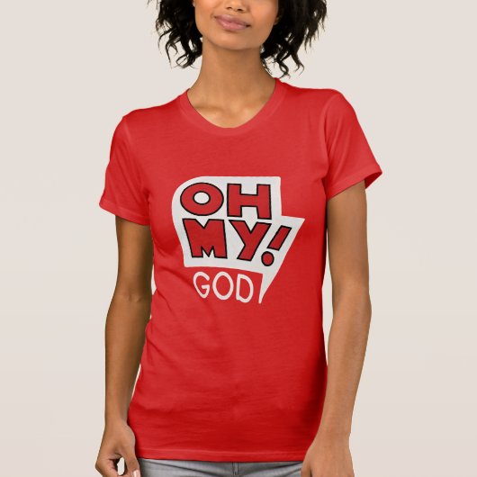 おお！God Tee – 畏敬の念、賛美&スタイル Tシャツ (正面)