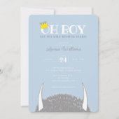 おお | Let the Wild Rumpus Start Baby Shower 招待状 (正面)