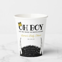 おお | Let the Wild Rumpus Start Baby Shower 紙コップ