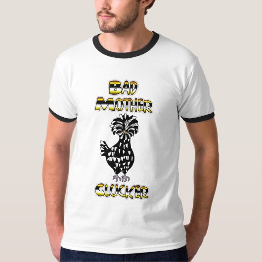 おかあさんクロッカー | 面白いニワトリ Tシャツ (正面)