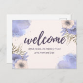 おかえりなさいママとパパ ポストカード (正面/裏面)