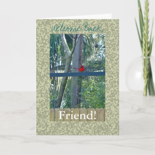 おかえりなさい友よ! カード (正面)