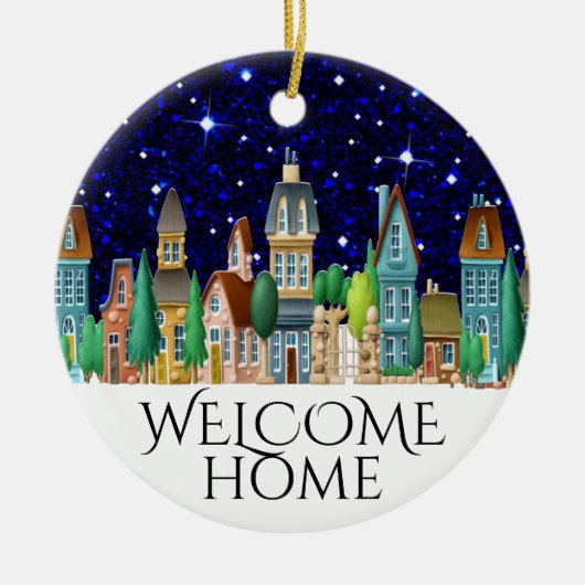 おかえりなさい セラミックオーナメント (正面)